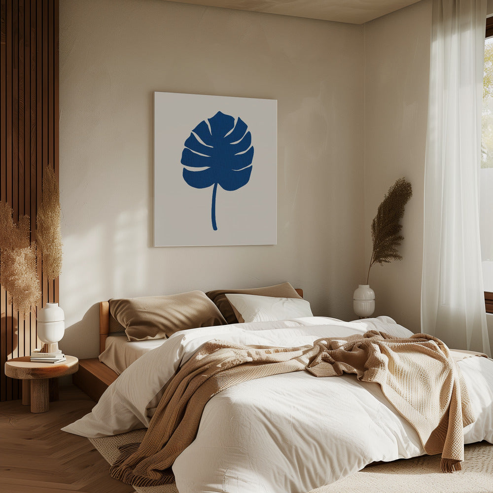 Monstera Canvas Blue | Canvas