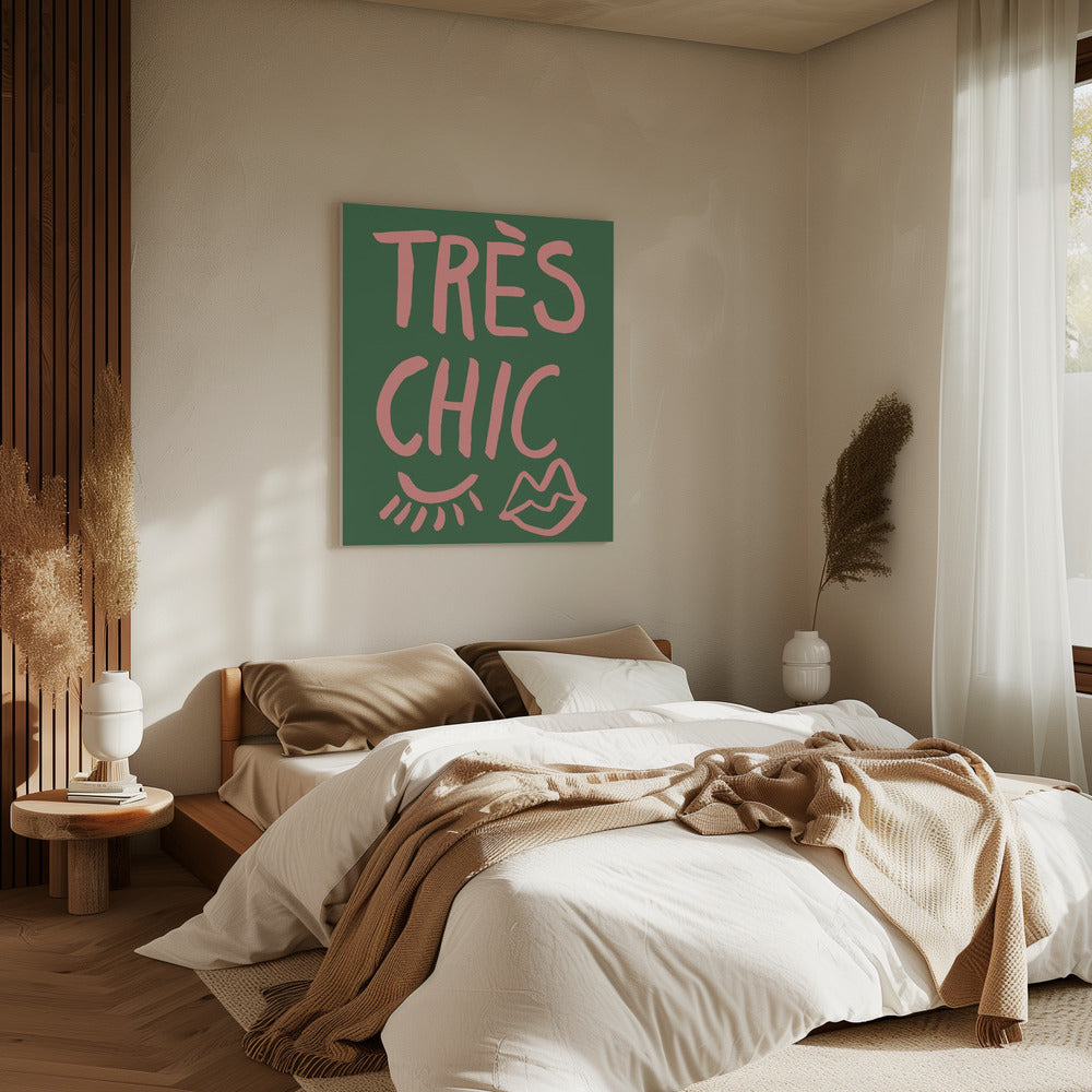 Très Chic Green | Canvas