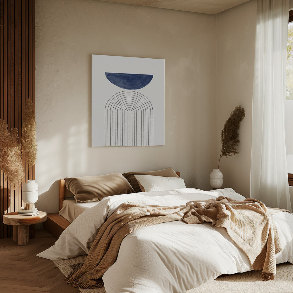 Curved Serenity | Canvas