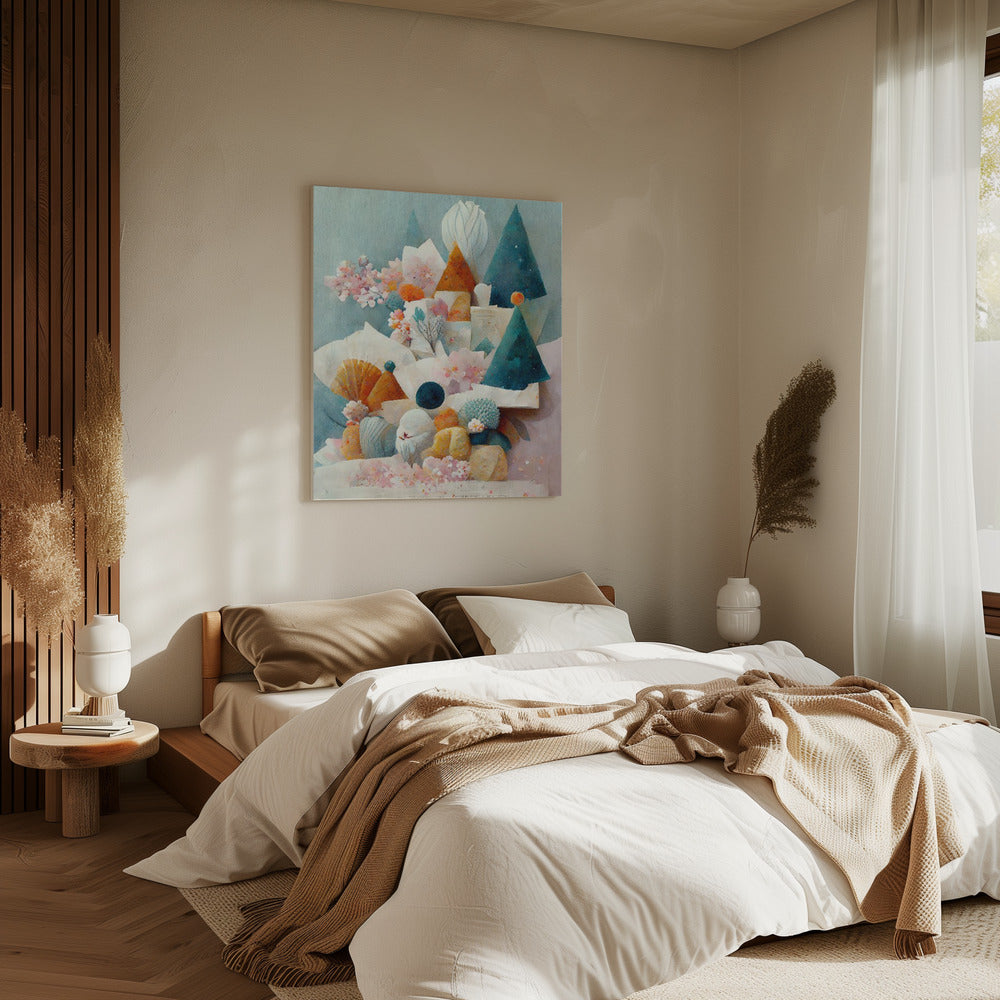 Whimsical Bloomscape | Canvas