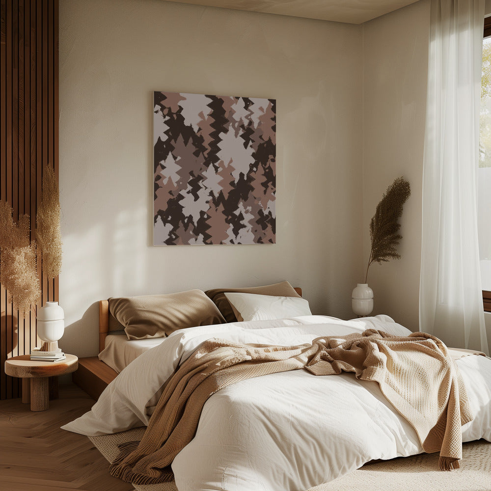 Zigzag Earth Tones | Canvas