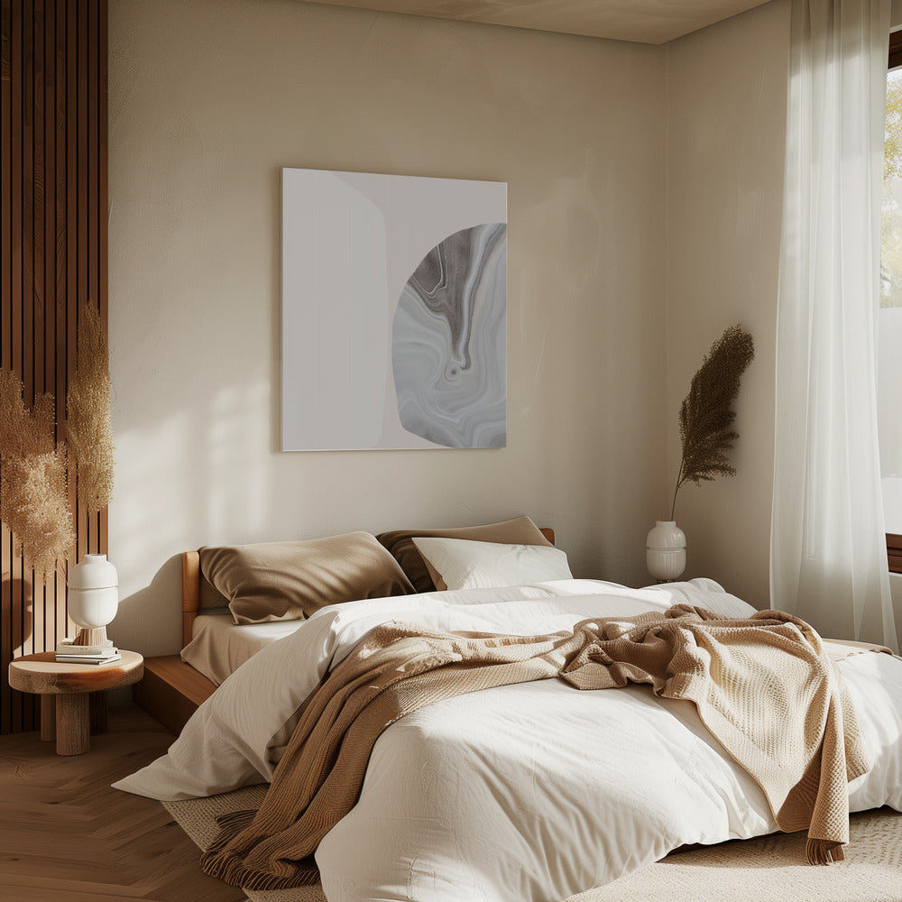 Marble Texture with Fluid Lines | Canvas