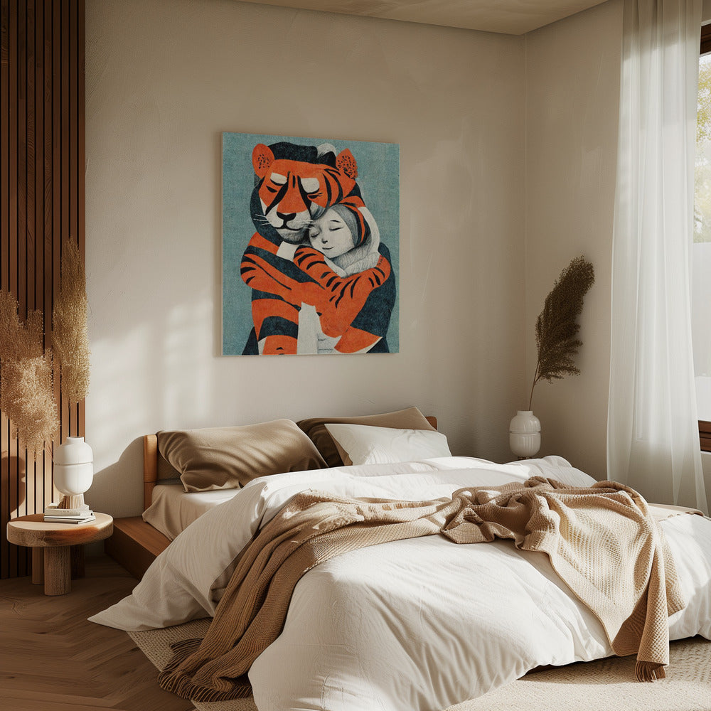 Tiger's Embrace | Canvas