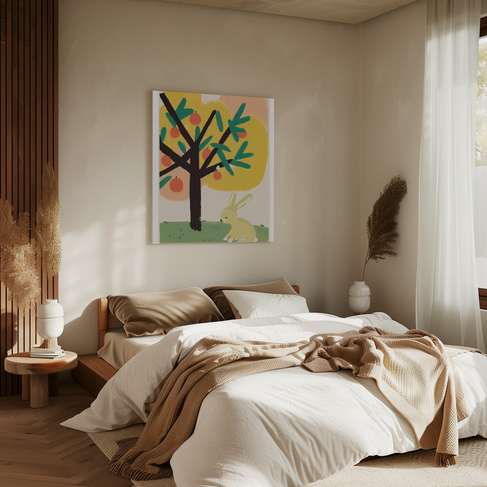 Dreaming Under Tree | Canvas