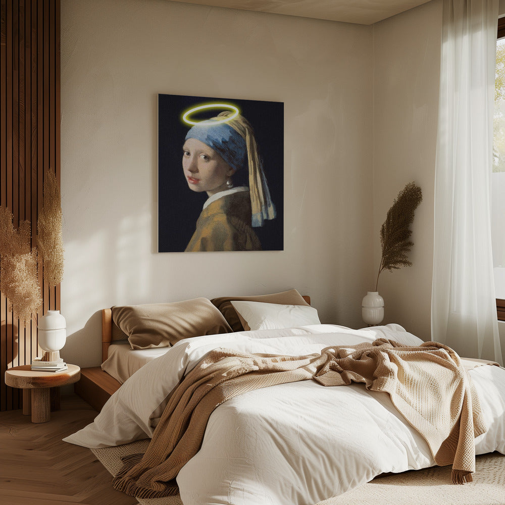 Girl With A Halo | Canvas