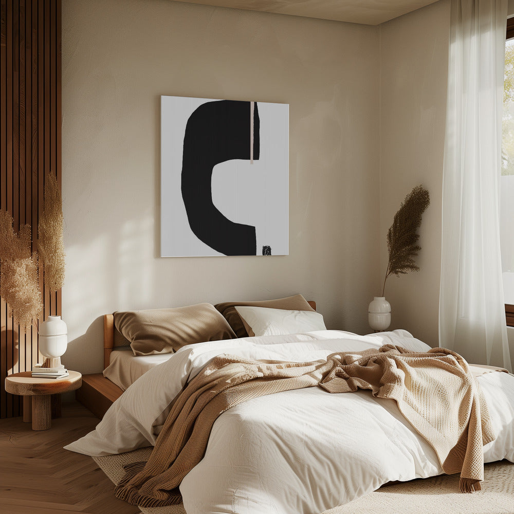 Black Geometric Shapes | Canvas