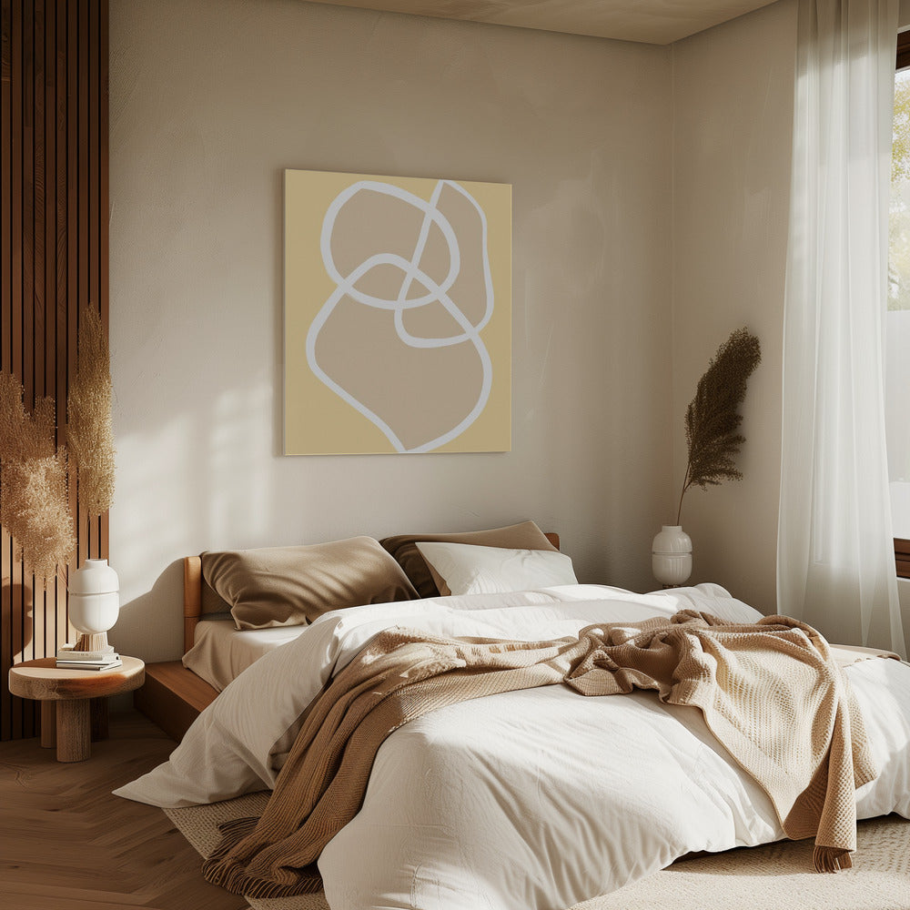 Shape 13 Yellow | Canvas