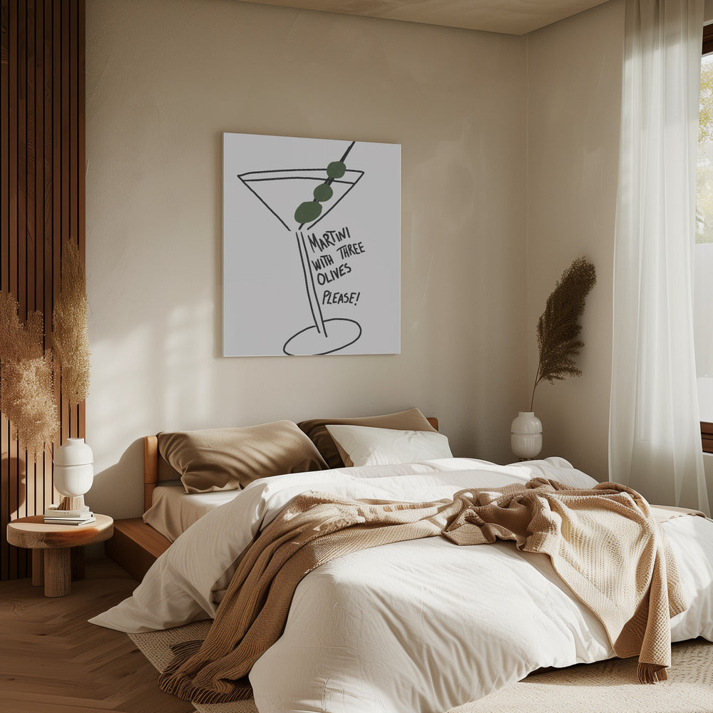 Olive Trio Martini | Canvas