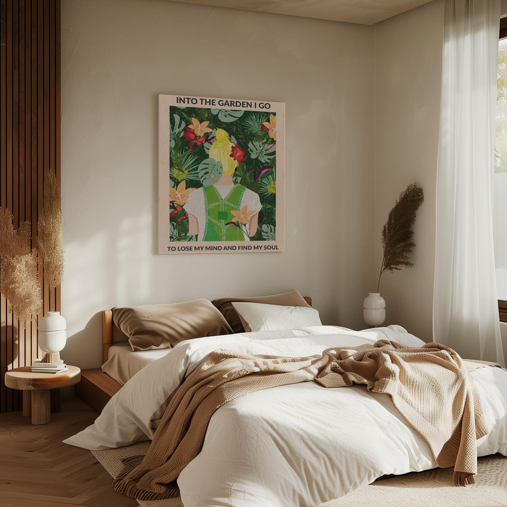 Into the Garden (blonde) | Canvas