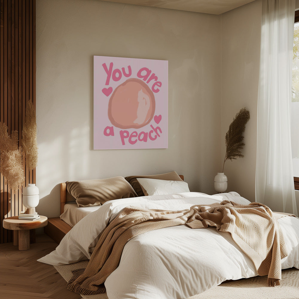 Sweet Peach Tribute | Canvas