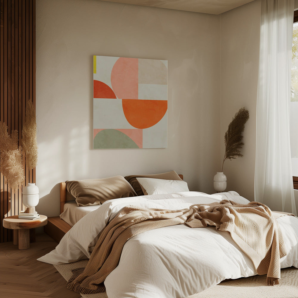 Summer Circles22 2 V | Canvas