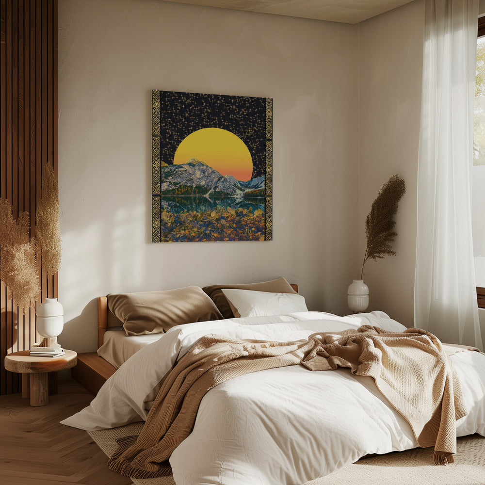 Moon & Stars | Canvas