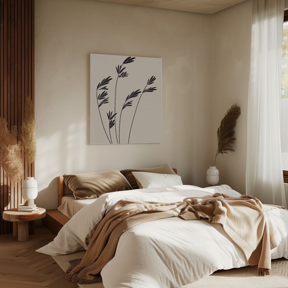 Black Plants | Canvas