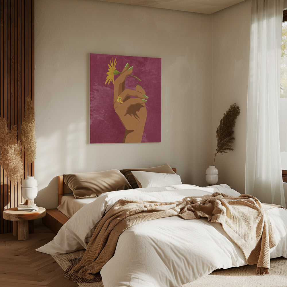 Smoking Flower | Canvas