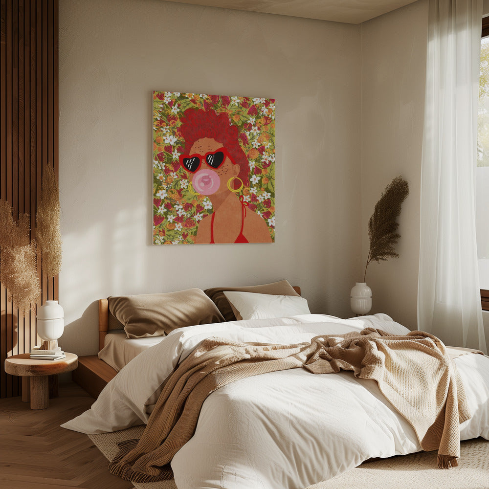 Strawbeery Lady | Canvas