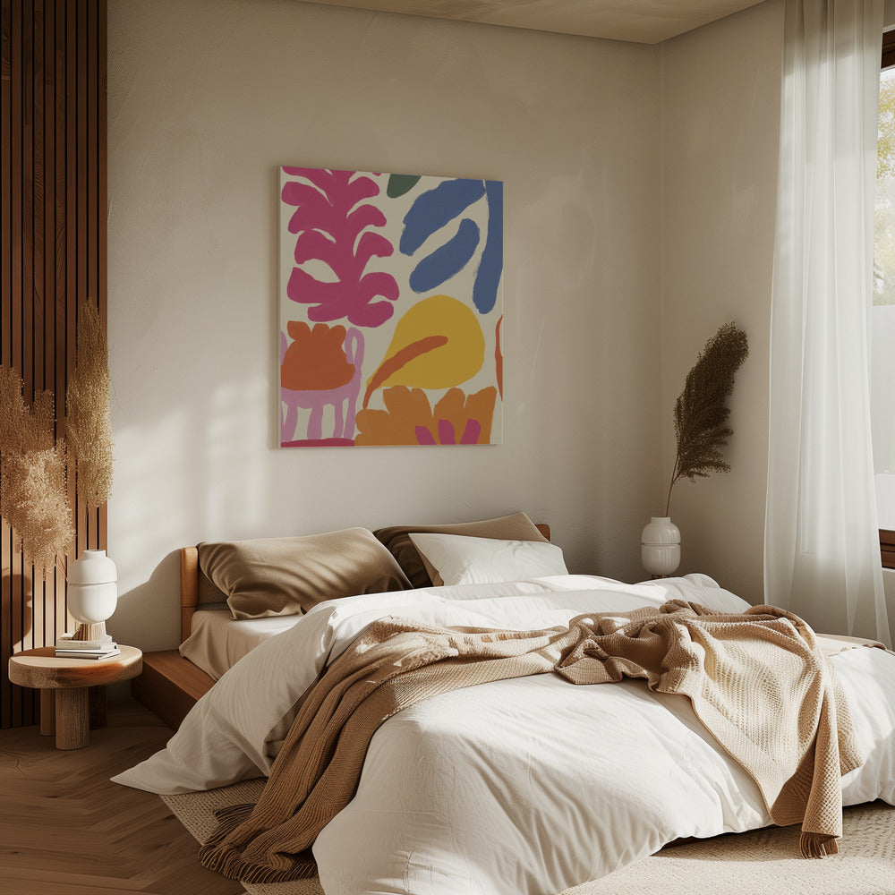 Bold Floral Dance | Canvas