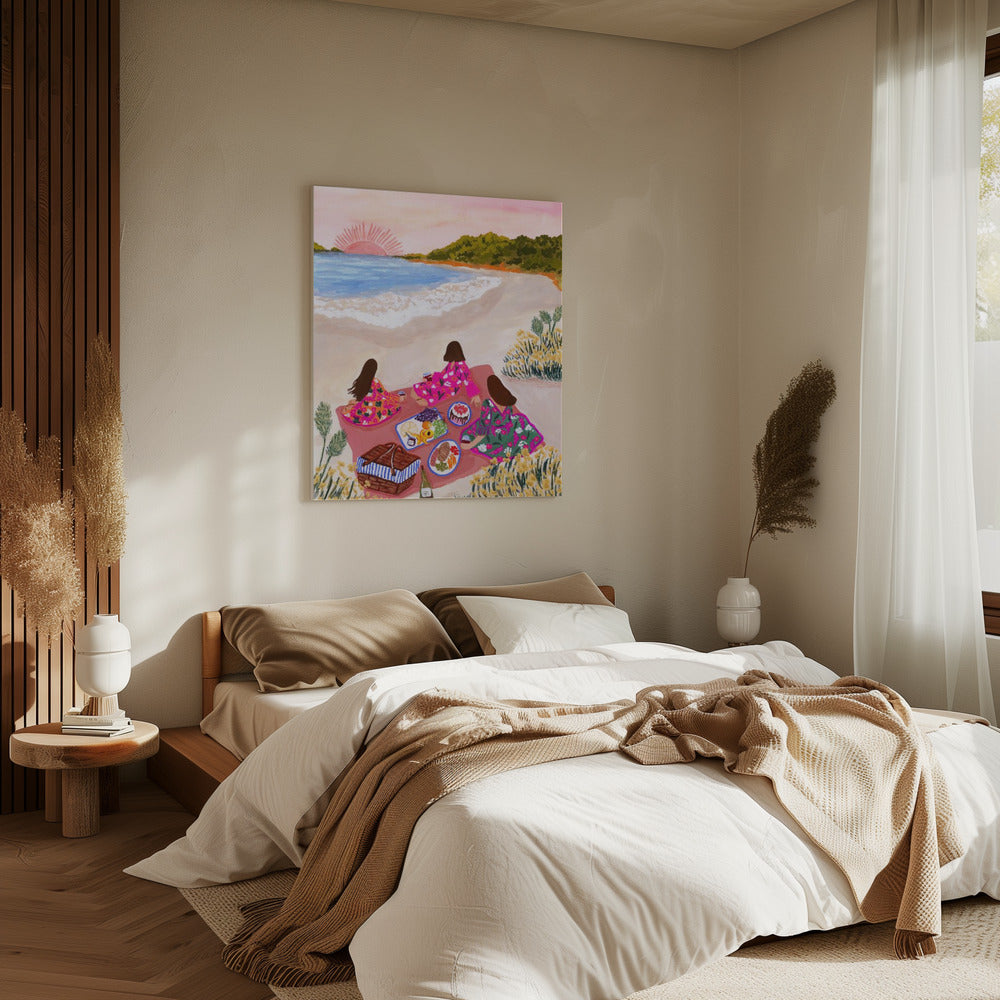 Beach Picnic | Canvas