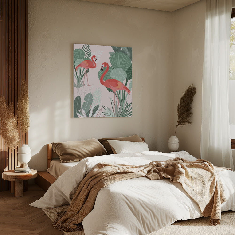 Flamingo Dreams | Canvas