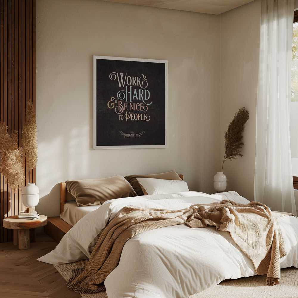 Golden Life Rules | Canvas