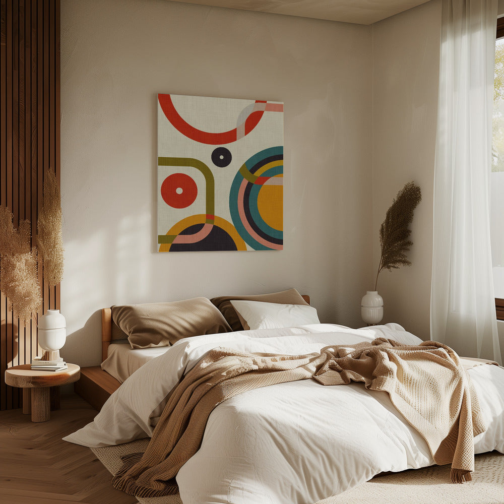 Mid Century Cirque | Canvas