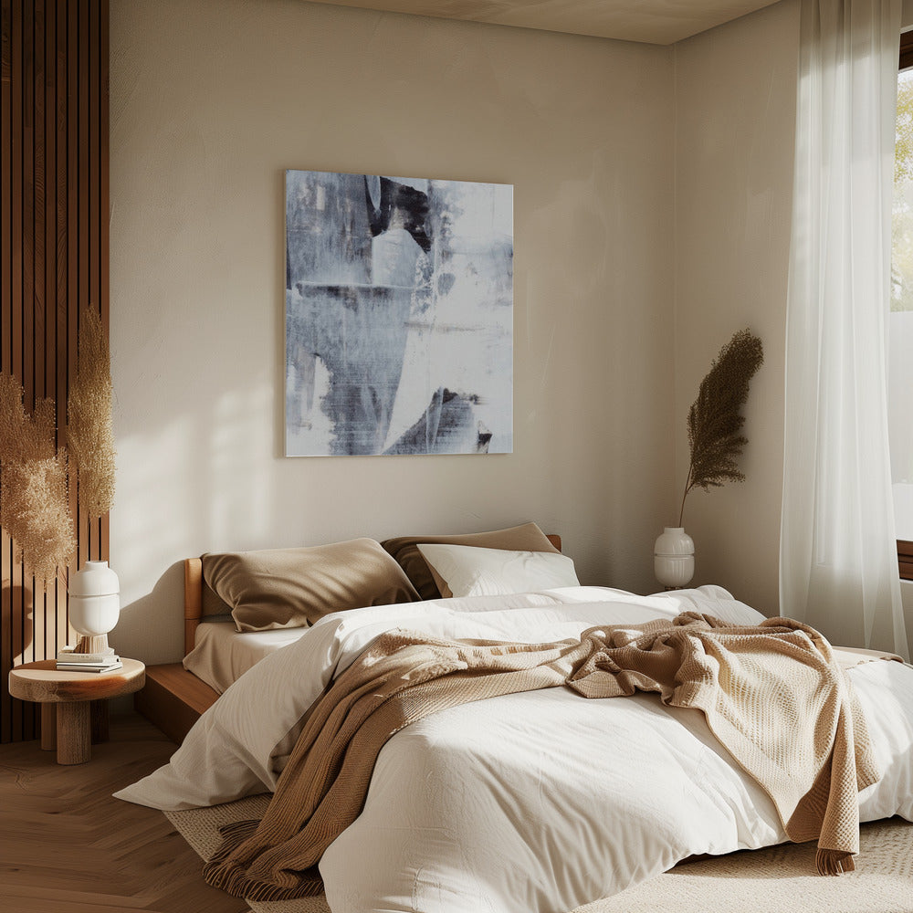 Brushstrokes in Monochrome Tones | Canvas