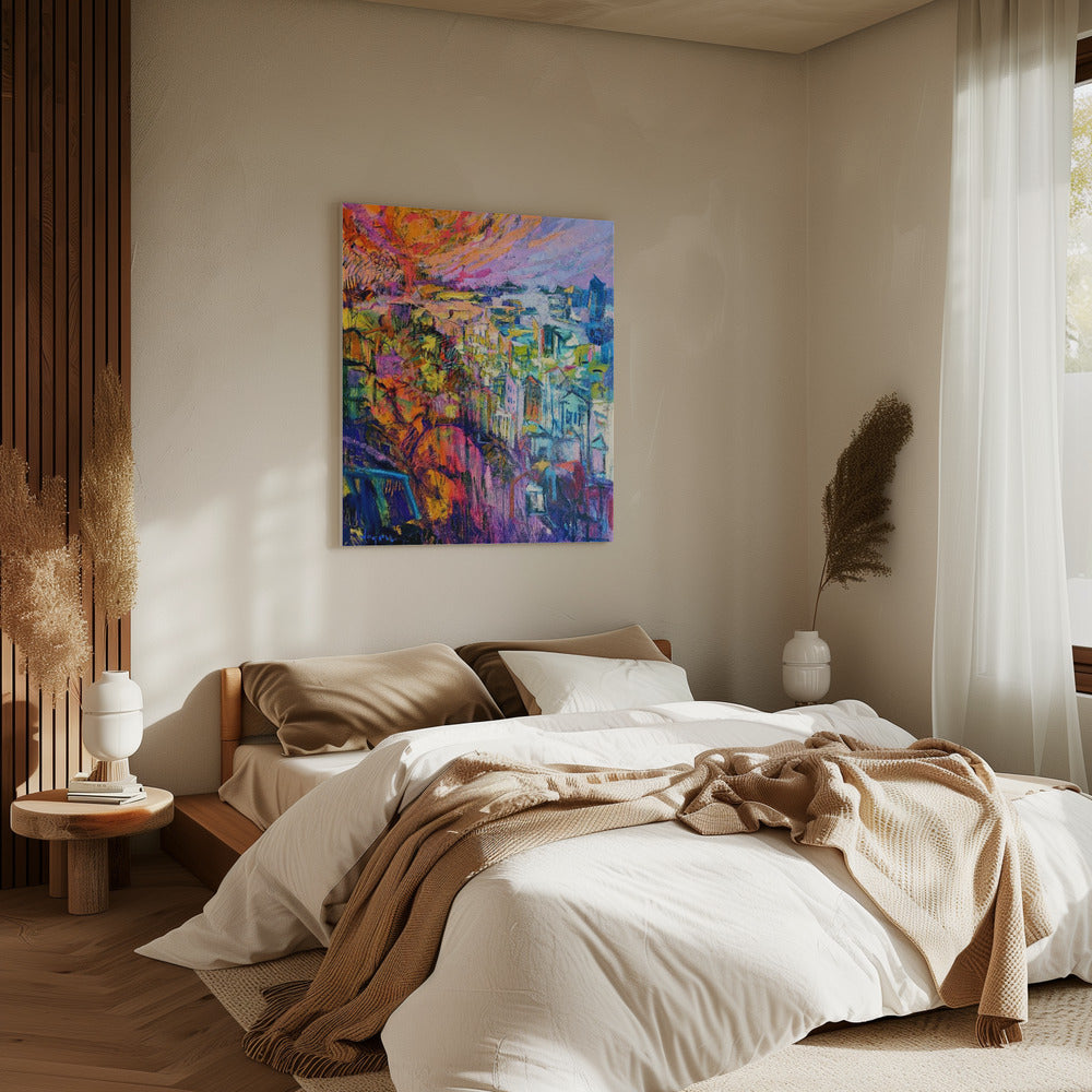 Vibrant Cityscape | Canvas
