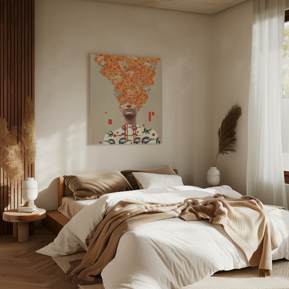 Bird Flight In Autumn | Canvas