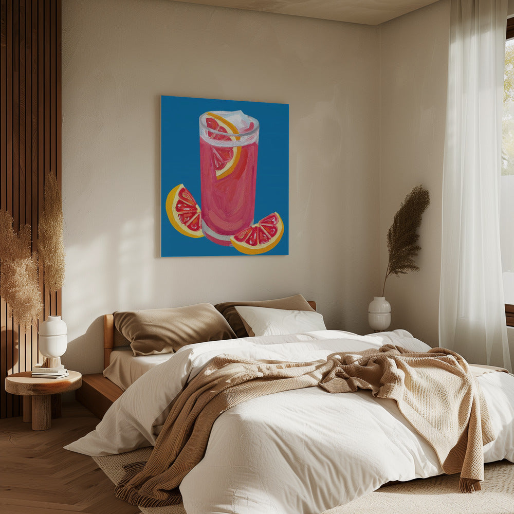 Grapefruit Paloma Blue | Canvas