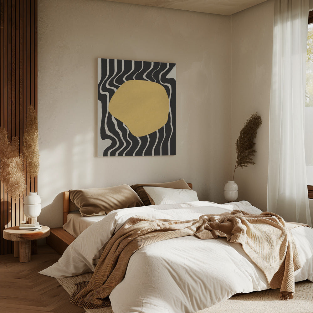 Golden Wave Harmony | Canvas