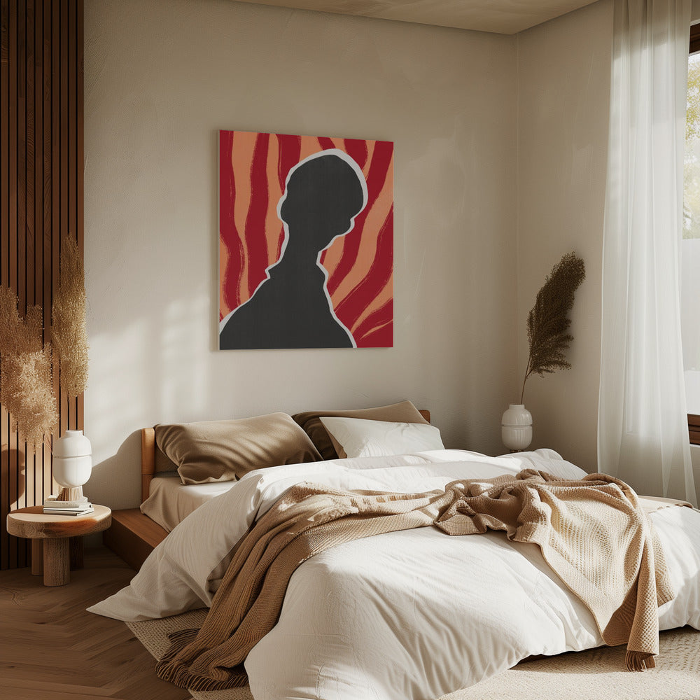 Anonymous Portrait In Heat | Canvas