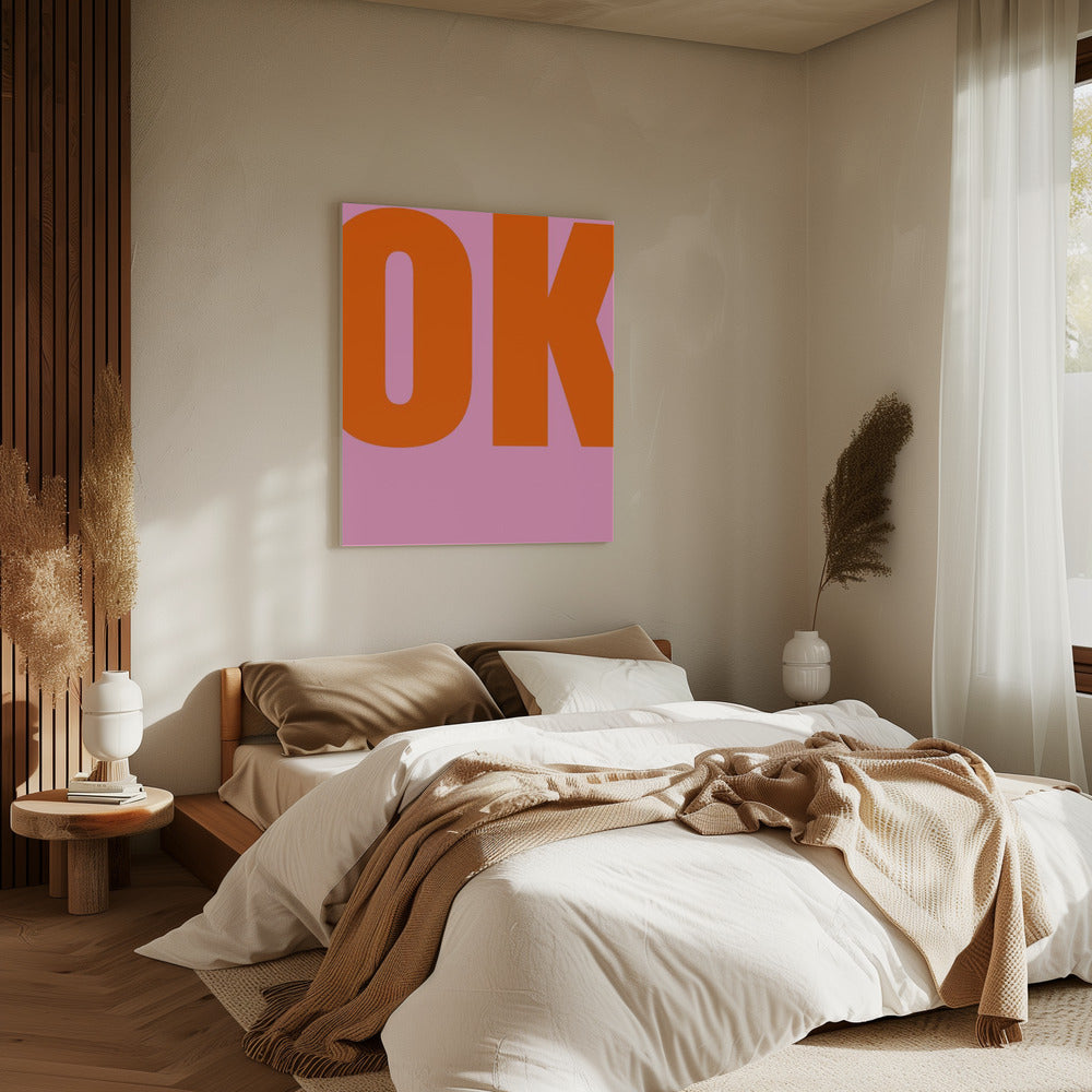 Bold Pink Statement | Canvas
