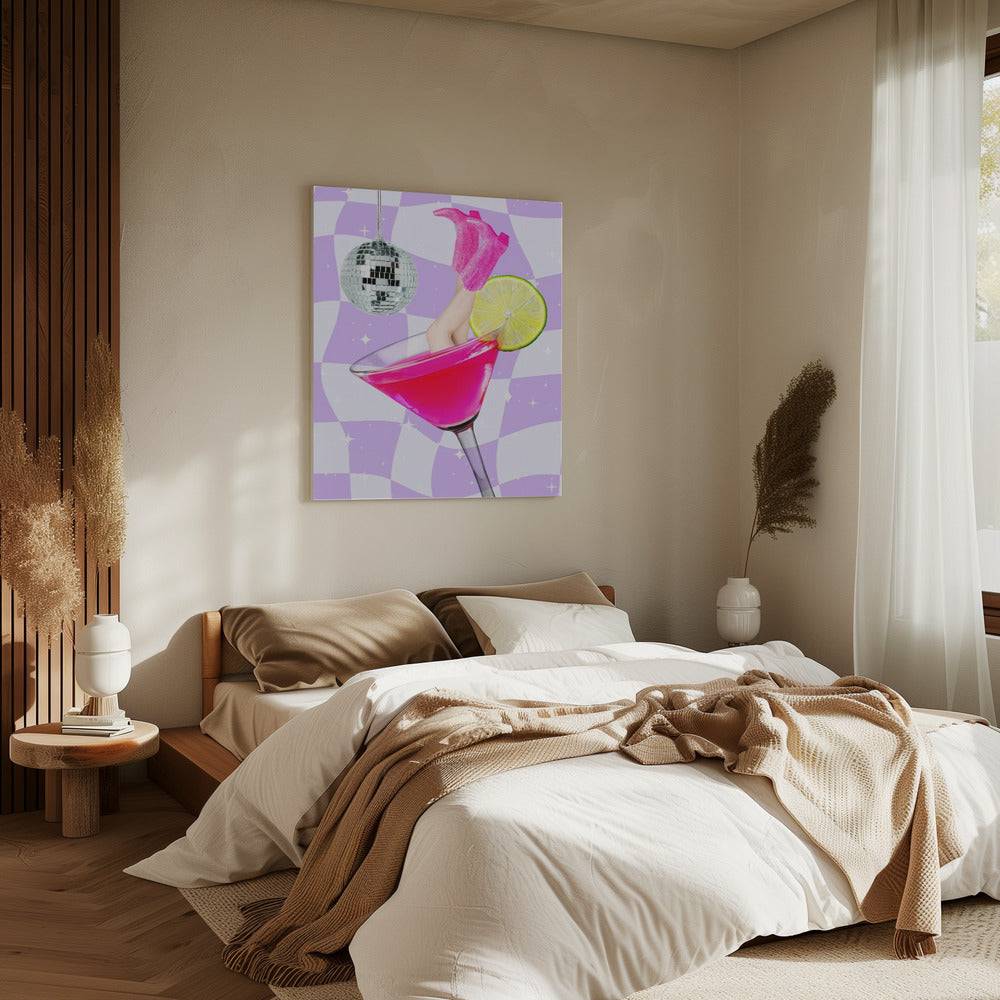Disco Drink Delight | Canvas