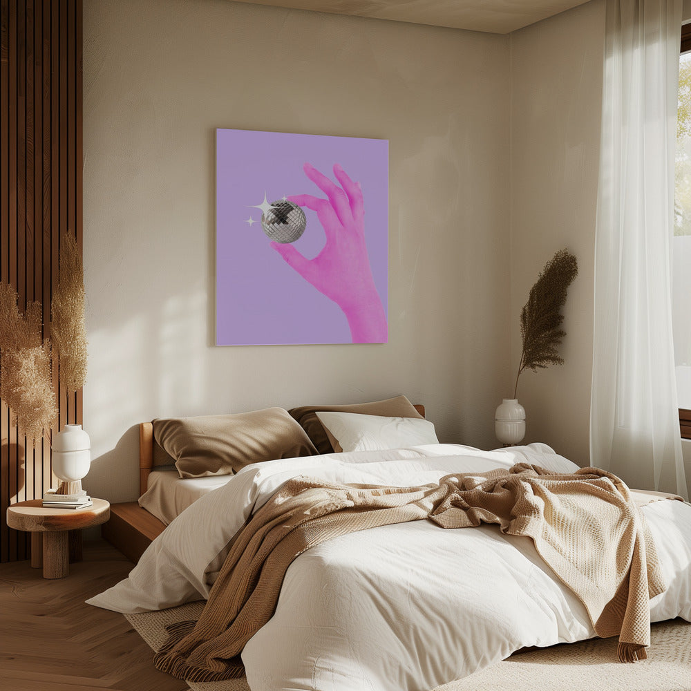 Pink Glow Sphere | Canvas