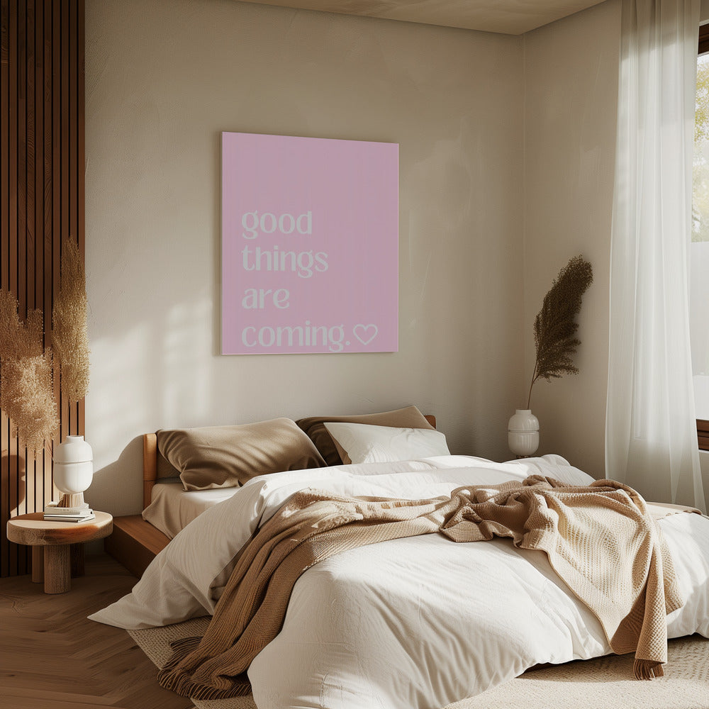 Hopeful Pink Breeze | Canvas