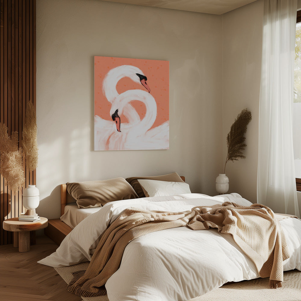 Graceful Swans | Canvas