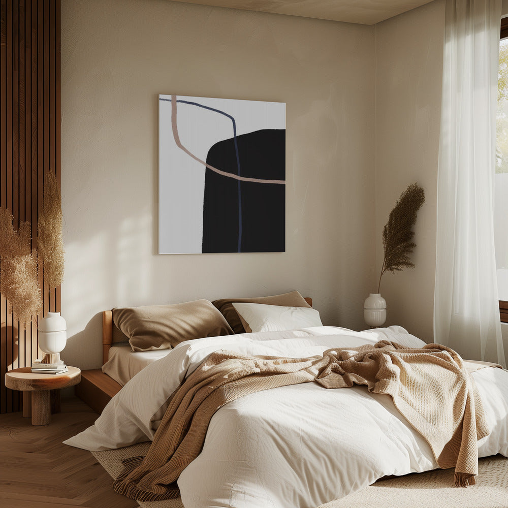 Curved Lines Harmony | Canvas
