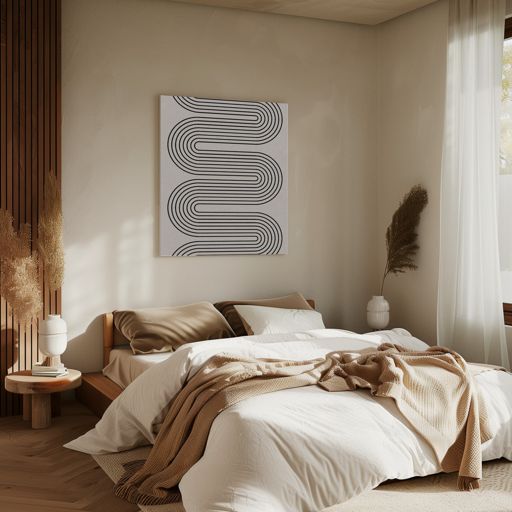 Curved Lines Symphony | Canvas