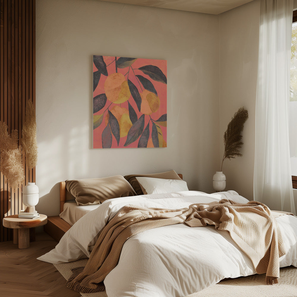 Vibrant Pear Grove | Canvas
