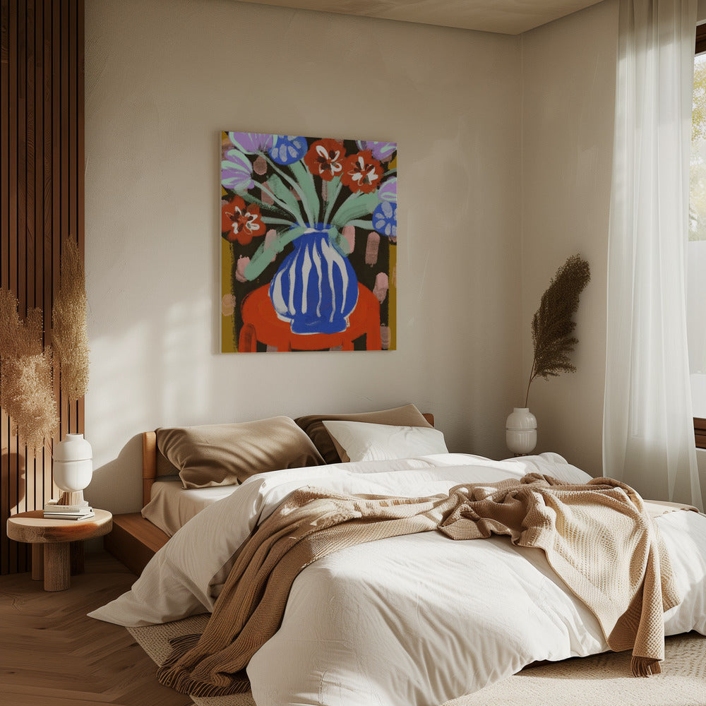 Vase of Joyful Blooms | Canvas