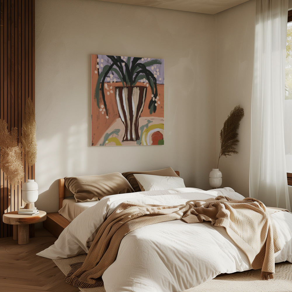 Striped Vase Harmony | Canvas