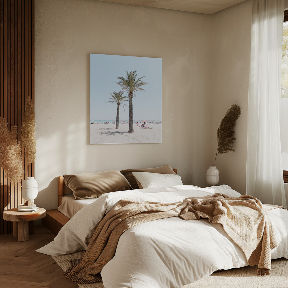 Palm tree at the beach | Canvas