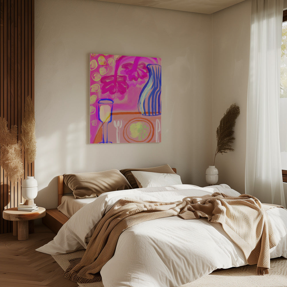 Vibrant Table Scene | Canvas