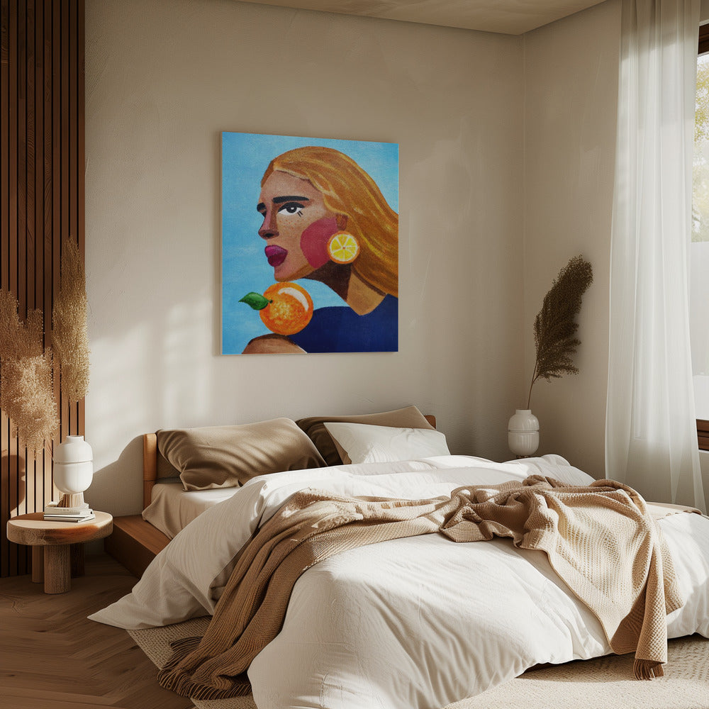 Woman With Orange | Canvas