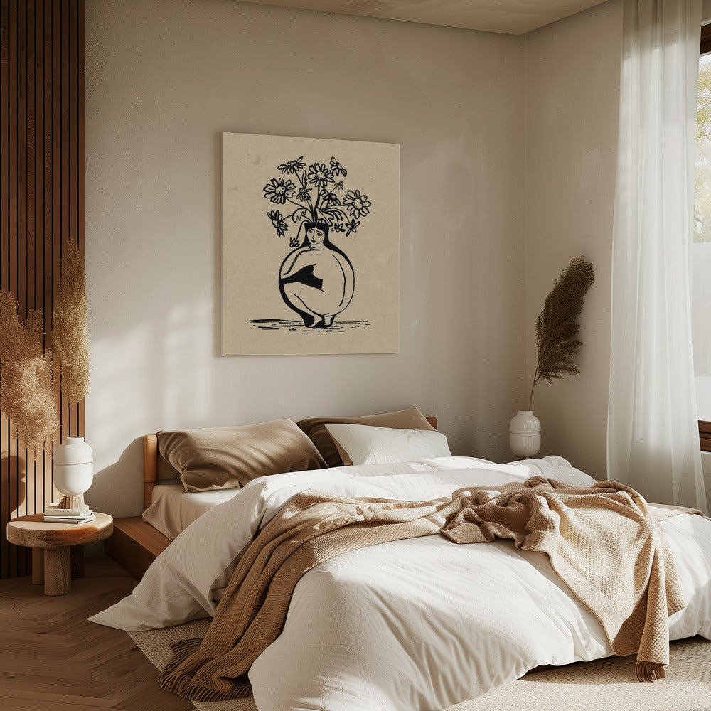 Woman in vase | Canvas