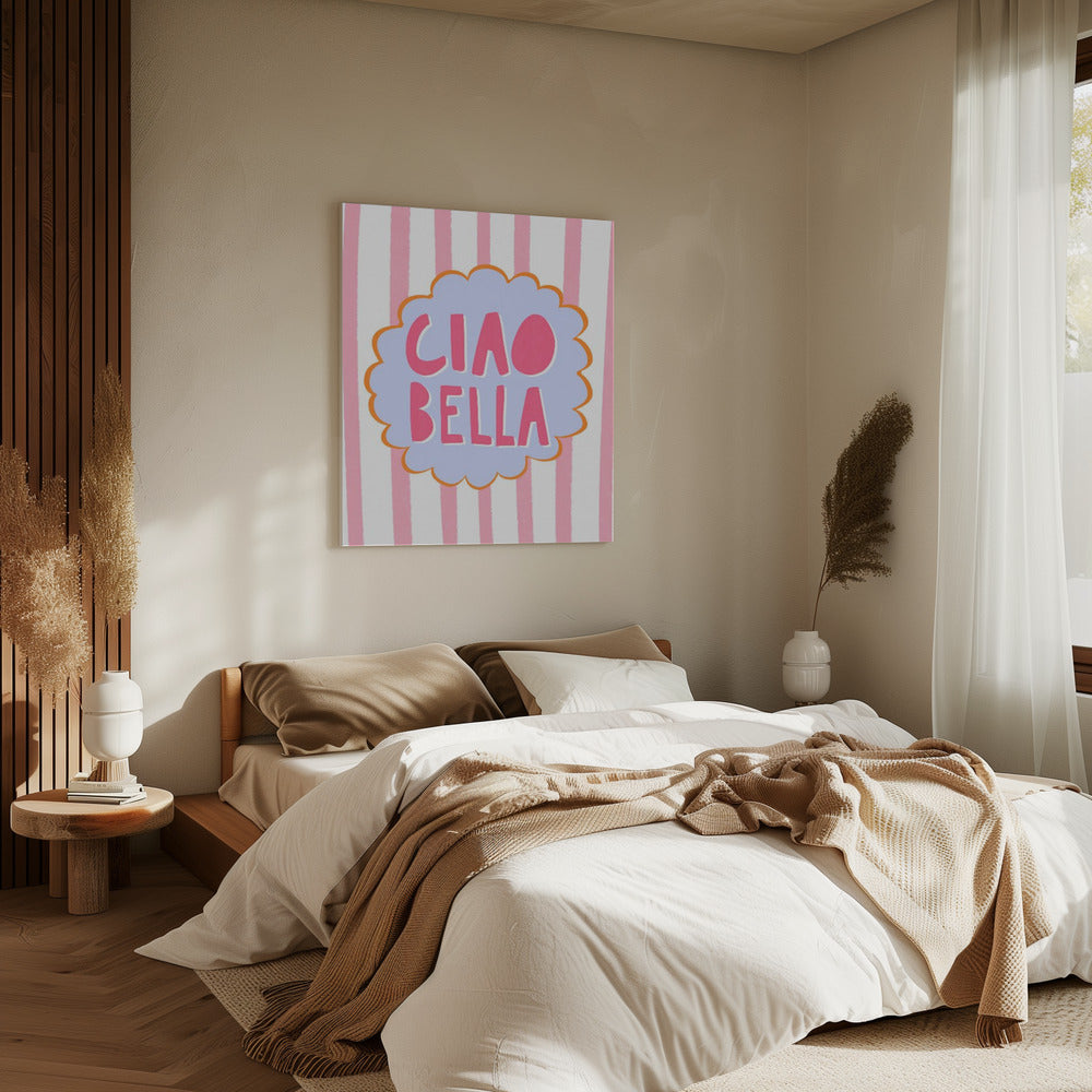 Pink Greetings | Canvas