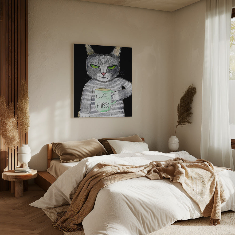 Coffee Cat | Canvas