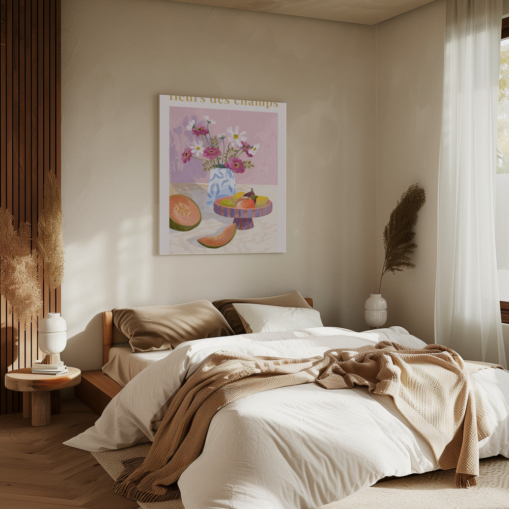 Fleur Des Champs - Pink | Canvas