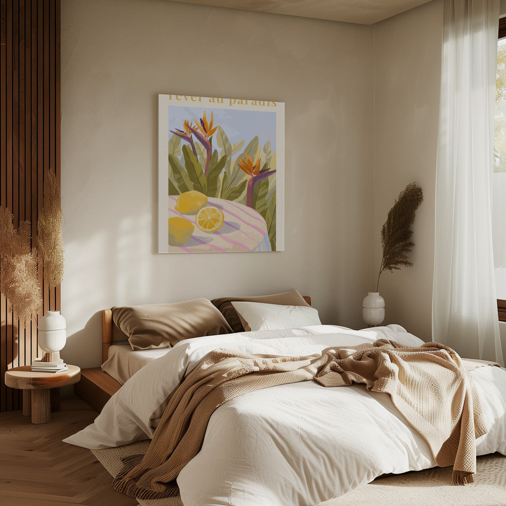 Rêver Au Paradis - Lemon | Canvas