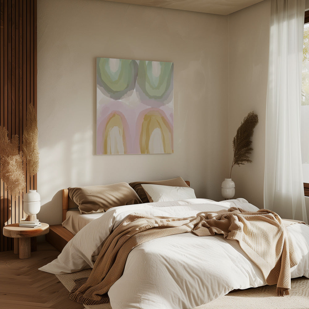 Watercolour Pastel Abstract | Canvas