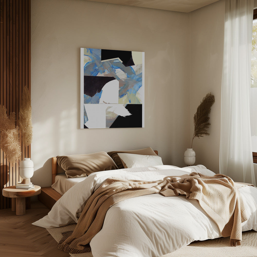 Blue Neutral Beige Black 3 | Canvas